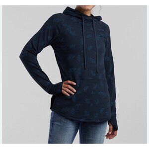Title Nine Manresa Pullover Hoodie Women’s Size L Thumbholes Kangaroo Pocket
